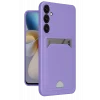Mey İthalat®  Samsung Galaxy A26 Kılıf Kelvin Kartvizitli Silikon - Lila