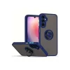 Mey İthalat®  Samsung Galaxy A26 Kılıf Montreal Yüzüklü Silikon Kapak - Lacivert