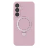 Mey İthalat®  Samsung Galaxy A35 5G Regal Magsafe Standlı Kapak - Açık Pembe