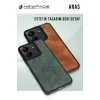 Mey İthalat®  Samsung Galaxy A36 Kılıf Aras Deri Kapak - Kırmızı