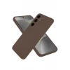 Mey İthalat®  Samsung Galaxy A36 Kılıf First Silikon - Kahverengi