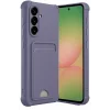 Mey İthalat®  Samsung Galaxy A36 Kılıf Kelvin Kartvizitli Silikon - Lila