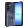 Mey İthalat®  Samsung Galaxy A37 5G Sara Kartvizitli Deri Kılıf - Lacivert