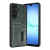 Mey İthalat®  Samsung Galaxy A37 5G Sara Kartvizitli Deri Kılıf - Yeşil