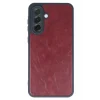 Mey İthalat®  Samsung Galaxy A56 Kılıf Aras Deri Kapak - Bordo