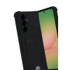 Mey İthalat®  Samsung Galaxy A56 Kılıf Kelvin Kartvizitli Silikon - Siyah