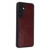 Mey İthalat®  Samsung Galaxy A57 5G Aras Deri Kapak - Bordo