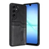 Mey İthalat®  Samsung Galaxy A57 5G Sara Kartvizitli Deri Kılıf - Siyah