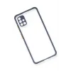 Mey İthalat®  Samsung Galaxy A71 Kılıf Miami Şeffaf Silikon - Gri