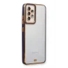 Mey İthalat®  Samsung Galaxy A73 5G Kılıf Liva Lens Silikon - Mavi
