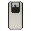 Mey İthalat®  Samsung Galaxy J7 Kılıf Palm Buzlu Kamera Sürgülü Silikon - Siyah