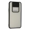 Mey İthalat®  Samsung Galaxy J7 Kılıf Palm Buzlu Kamera Sürgülü Silikon - Siyah