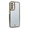 Mey İthalat®  Samsung Galaxy M23 Kılıf Liva Lens Silikon - Siyah