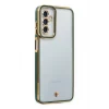 Mey İthalat®  Samsung Galaxy M23 Kılıf Liva Lens Silikon - Yeşil