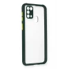 Mey İthalat®  Samsung Galaxy M31 Kılıf Miami Şeffaf Silikon - Koyu Yeşil