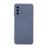 Mey İthalat®  Samsung Galaxy M52 5G Kılıf Nano içi Kadife Silikon - Gri