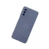 Mey İthalat®  Samsung Galaxy M52 5G Kılıf Nano içi Kadife Silikon - Gri