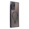 Mey İthalat®  Samsung Galaxy Note 20 Ultra Kılıf Kross Magneticsafe Kapak - Mor