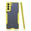 Mey İthalat®  Samsung Galaxy S21 FE Kılıf Platin Silikon - Sarı