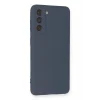 Mey İthalat®  Samsung Galaxy S21 Kılıf Nano içi Kadife Silikon - Gri