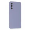 Mey İthalat®  Samsung Galaxy S21 Kılıf Nano içi Kadife Silikon - Lila
