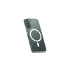 Mey İthalat®  Samsung Galaxy S22 Kılıf Magneticsafe Şeffaf Silikon - Şeffaf