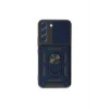 Mey İthalat®  Samsung Galaxy S23 Kılıf Pars Lens Yüzüklü Silikon - Lacivert