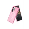 Mey İthalat®  Samsung Galaxy S23 Ultra Kılıf Star Magsafe Kapak - Pembe