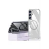 Mey İthalat®  Samsung Galaxy S24 Crystal Magsafe Kapak - Şeffaf