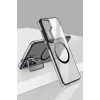 Mey İthalat®  Samsung Galaxy S24 Crystal Magsafe Kapak - Siyah