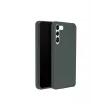 Mey İthalat®  Samsung Galaxy S24 Kılıf First Silikon - Koyu Yeşil