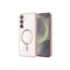 Mey İthalat®  Samsung Galaxy S24 Kılıf Kross Magneticsafe Kapak - Rose