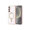 Mey İthalat®  Samsung Galaxy S24 Kılıf Kross Magneticsafe Kapak - Rose