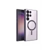 Mey İthalat®  Samsung Galaxy S24 Ultra Kılıf Kross Magneticsafe Kapak - Mor