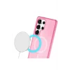 Mey İthalat®  Samsung Galaxy S24 Ultra Kılıf Star Magsafe Kapak - Pembe