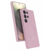 Mey İthalat®  Samsung Galaxy S24 Ultra Regal Magsafe Standlı Kapak - Açık Pembe