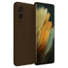 Mey İthalat®  Samsung Galaxy S25 Edge First Silikon - Kahverengi