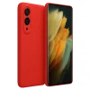 Mey İthalat®  Samsung Galaxy S25 Edge First Silikon - Kırmızı