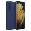 Mey İthalat®  Samsung Galaxy S25 Edge First Silikon - Lacivert
