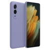 Mey İthalat®  Samsung Galaxy S25 Edge First Silikon - Lila