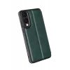 Mey İthalat®  Samsung Galaxy S25 Edge Flip Cover - Koyu Yeşil