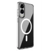 Mey İthalat®  Samsung Galaxy S25 Edge Kılıf Magneticsafe Şeffaf Silikon - Şeffaf
