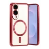 Mey İthalat®  Samsung Galaxy S25 Edge Kross Magneticsafe Kapak - Kırmızı