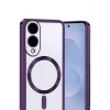 Mey İthalat®  Samsung Galaxy S25 Edge Kross Magneticsafe Kapak - Mor