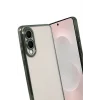 Mey İthalat®  Samsung Galaxy S25 Edge  Lensli Silikon - Yeşil