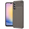 Mey İthalat®  Samsung Galaxy S25 FE Auto Focus Karbon Kapak - Kahverengi