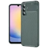 Mey İthalat®  Samsung Galaxy S25 FE Auto Focus Karbon Kapak - Koyu Yeşil