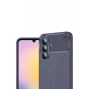 Mey İthalat®  Samsung Galaxy S25 FE Auto Focus Karbon Kapak - Lacivert