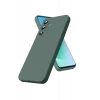 Mey İthalat®  Samsung Galaxy S25 FE Nano içi Kadife Silikon - Koyu Yeşil