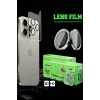 Mey İthalat®  Samsung Galaxy S25 FE Raze Metal Kamera Lens - Açık Mavi